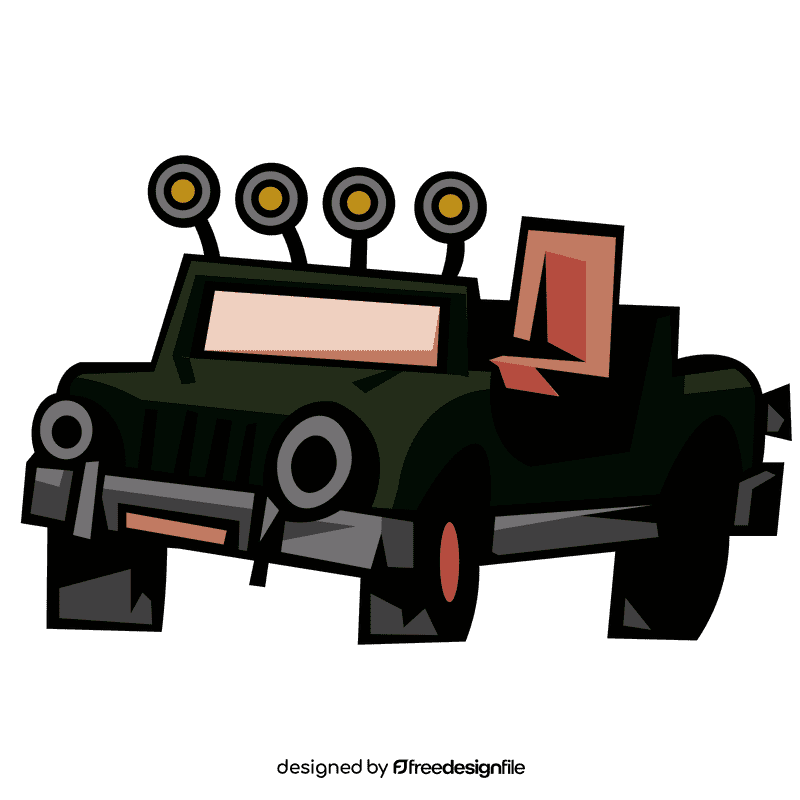 Jeep lanterns clipart