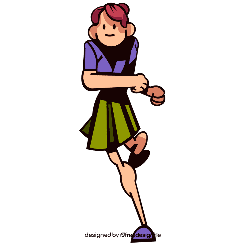 Jogging skirt clipart