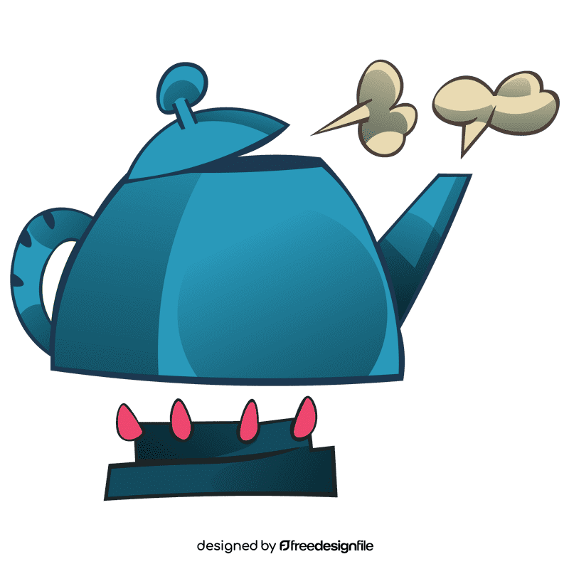 Kettle boiled clipart