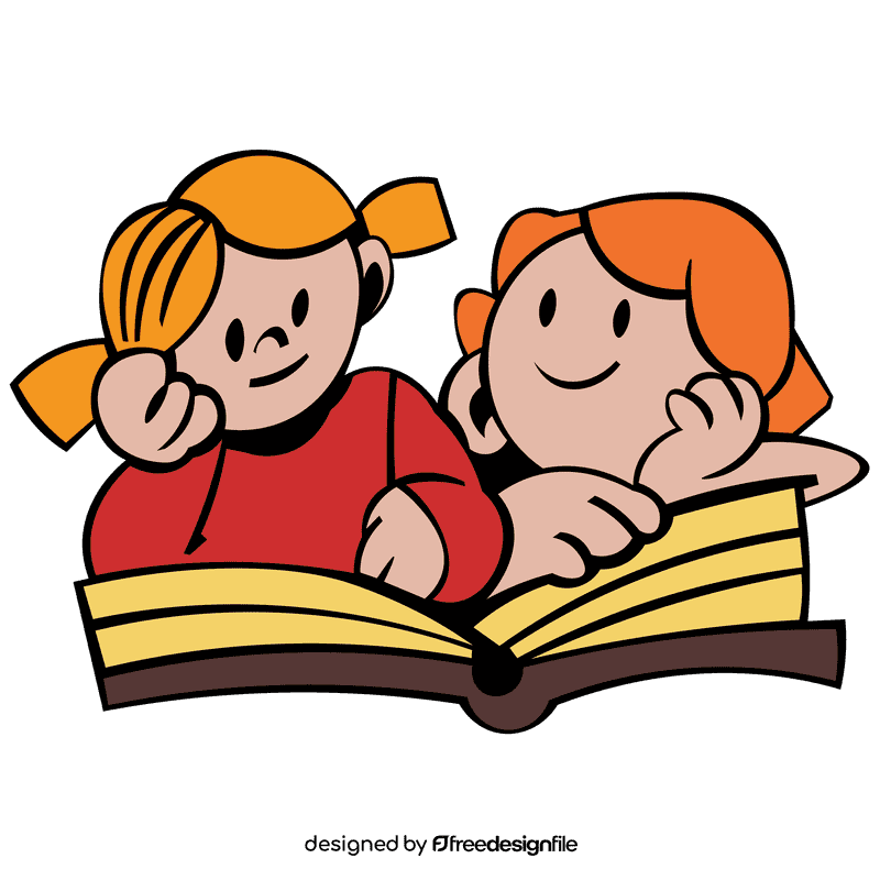 Kindergarten book clipart