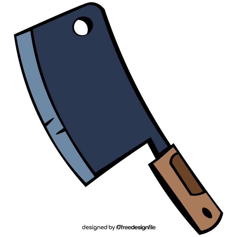 Kitchen cleaver clipart