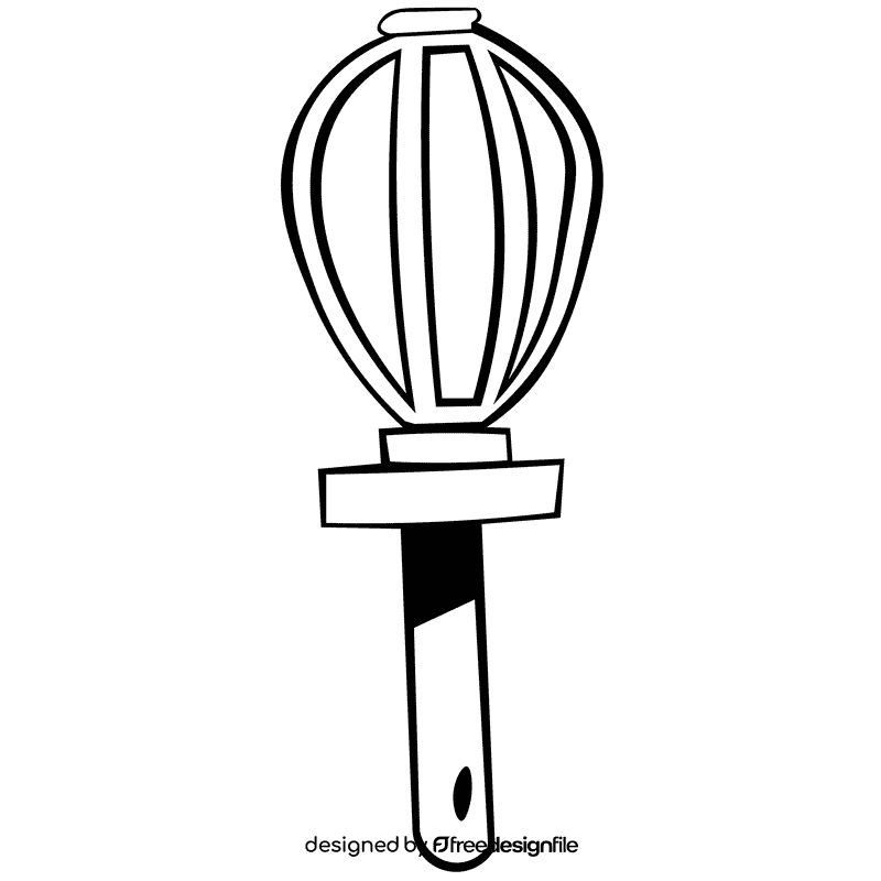 Kitchen crush black and white clipart