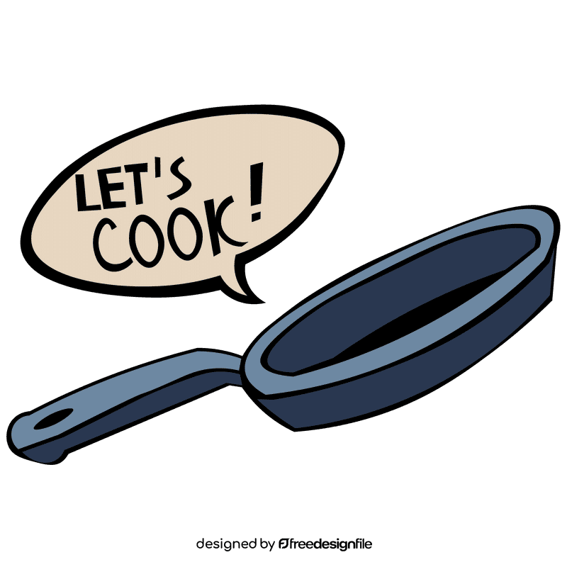 Kitchen pan clipart