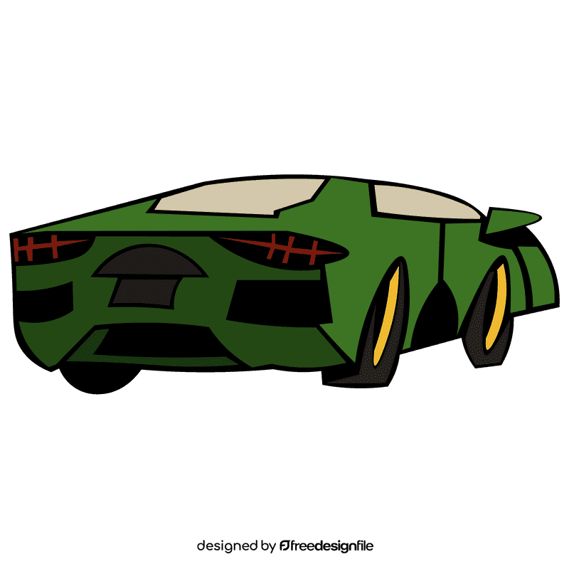 Lamborgini green clipart