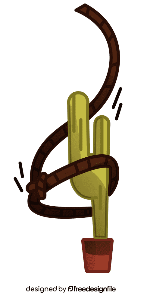 Lasso cactus clipart