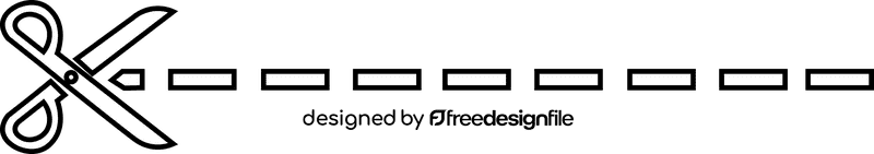 Line cut black and white clipart