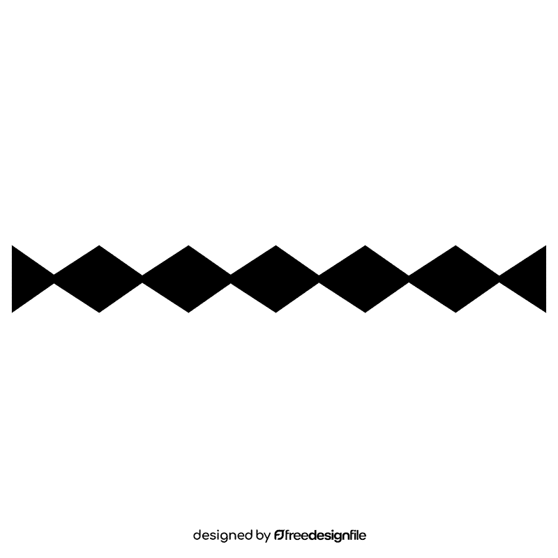 Line romb clipart