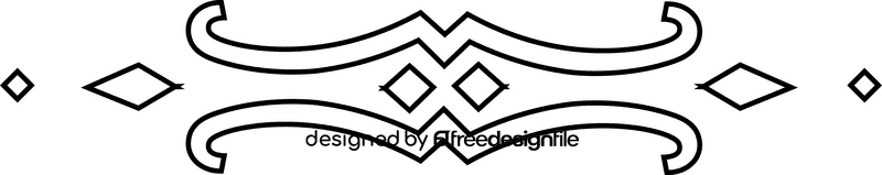 Line sharp black and white clipart