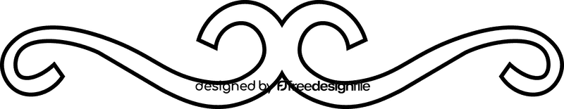 Line smooth black and white clipart