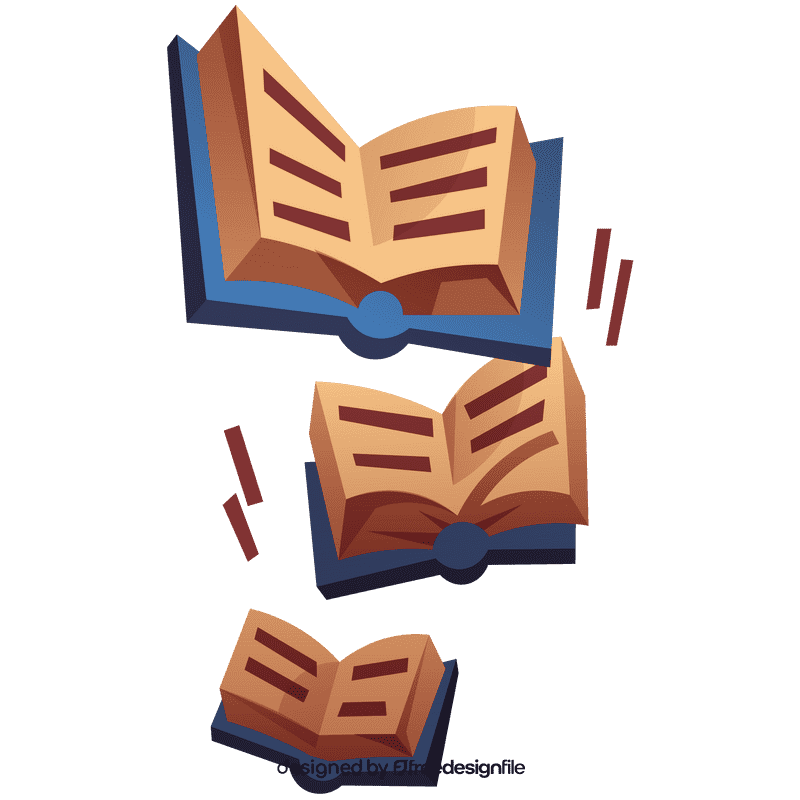 Literature books clipart