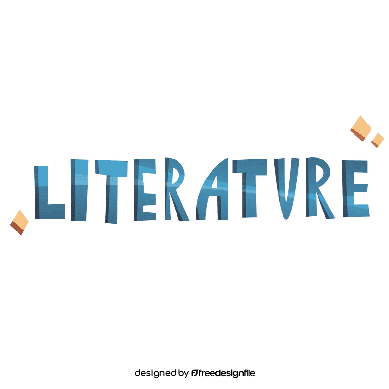 Literature sign clipart