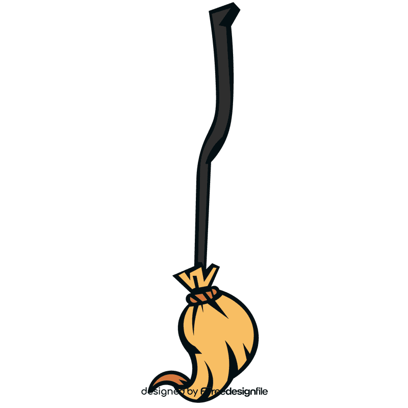 Magic broom clipart
