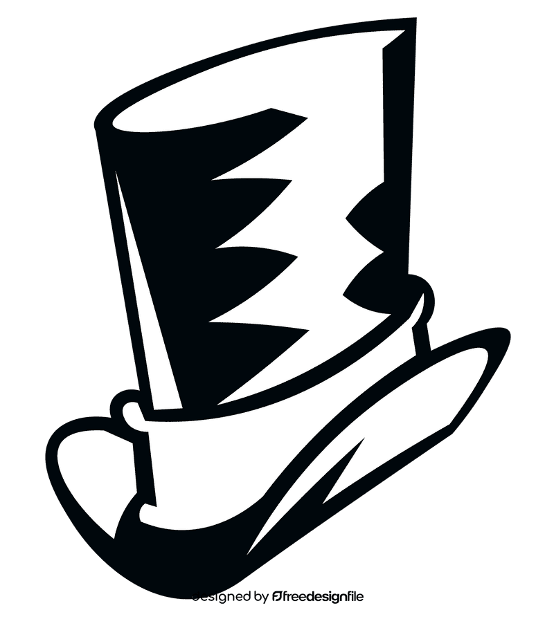 Magic cylinder black and white clipart