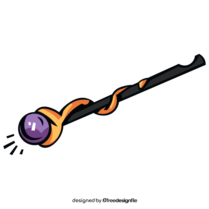 Magic staff clipart