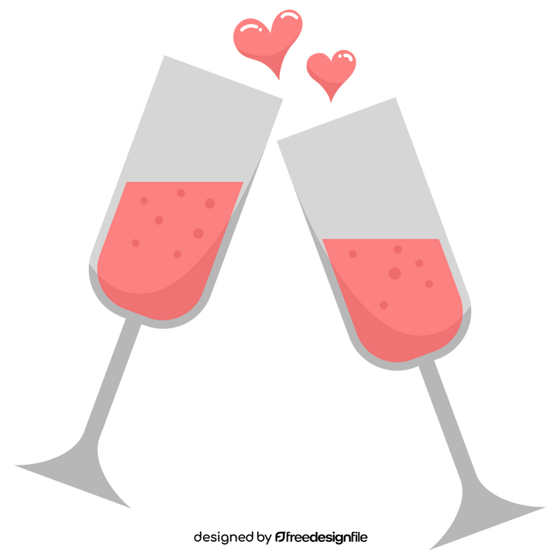 Valentine drink clipart vector free download