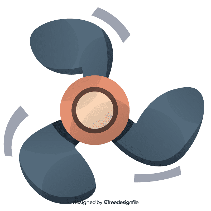 Electric fan turbine clipart