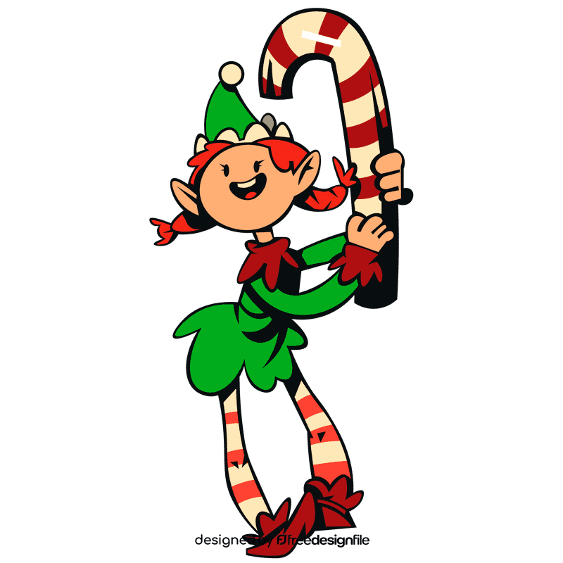 Elf candy clipart