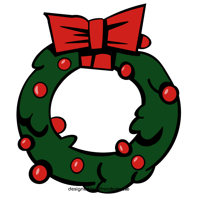 Evergreen circule clipart