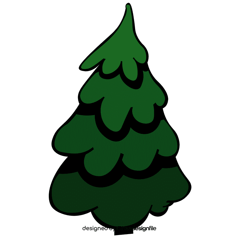 Evergreen tree clipart