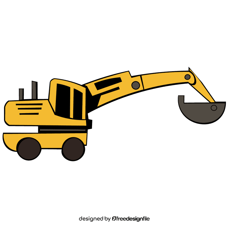 Excavator clipart