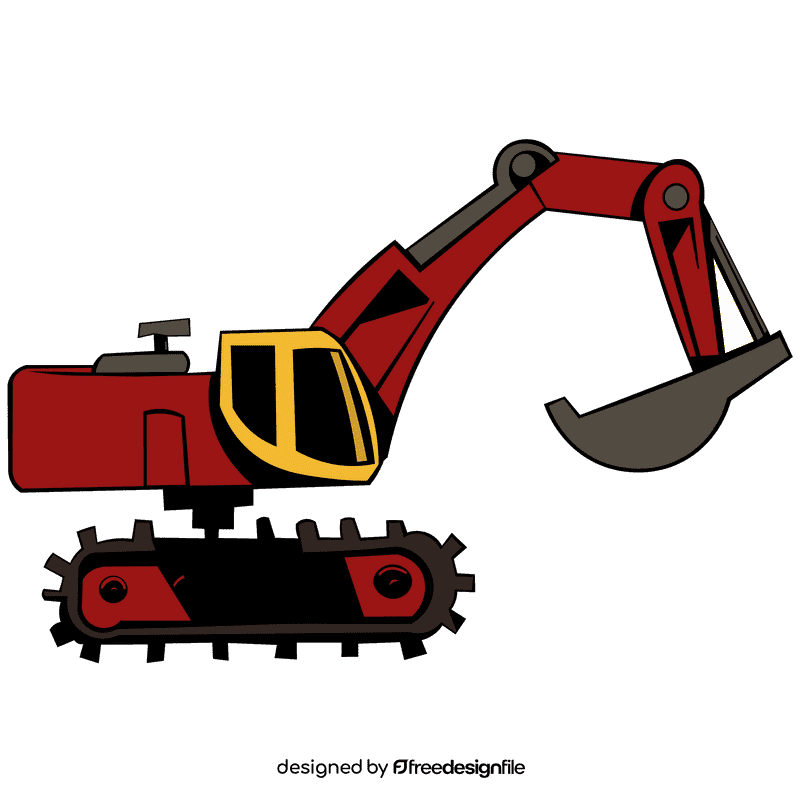 Excavator clipart