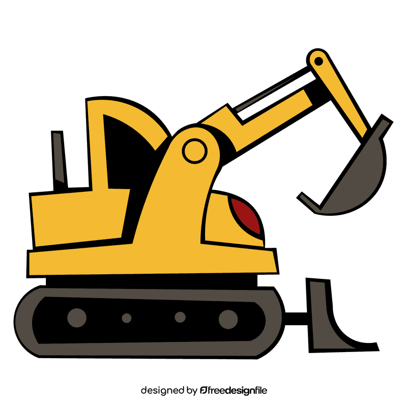 Excavator clipart