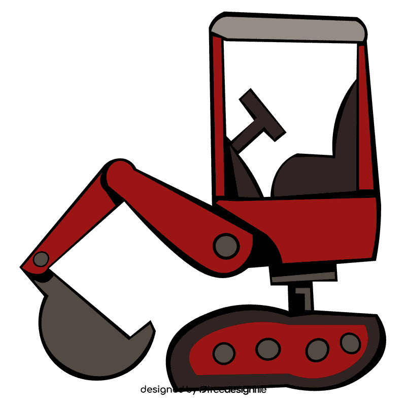 Excavator clipart