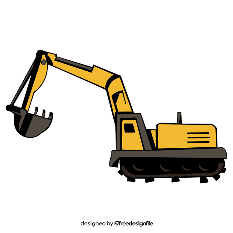 Excavator clipart