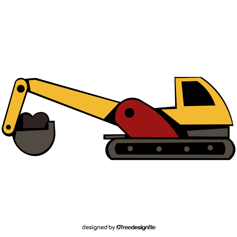 Excavator clipart