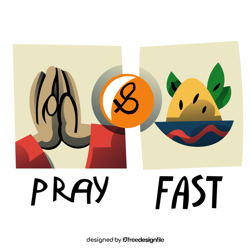 Fasting sign clipart