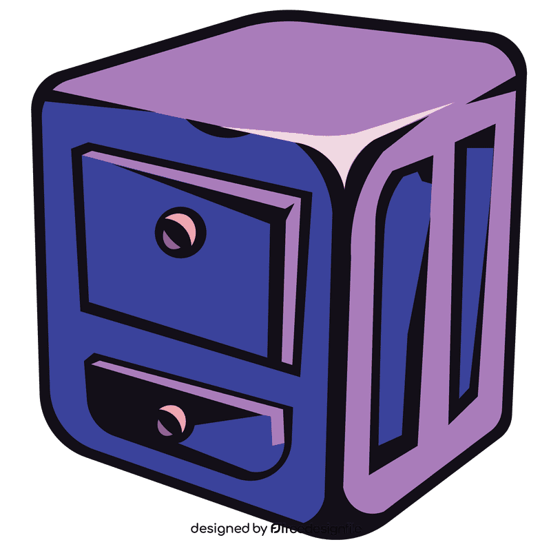 Filing cabinet square clipart