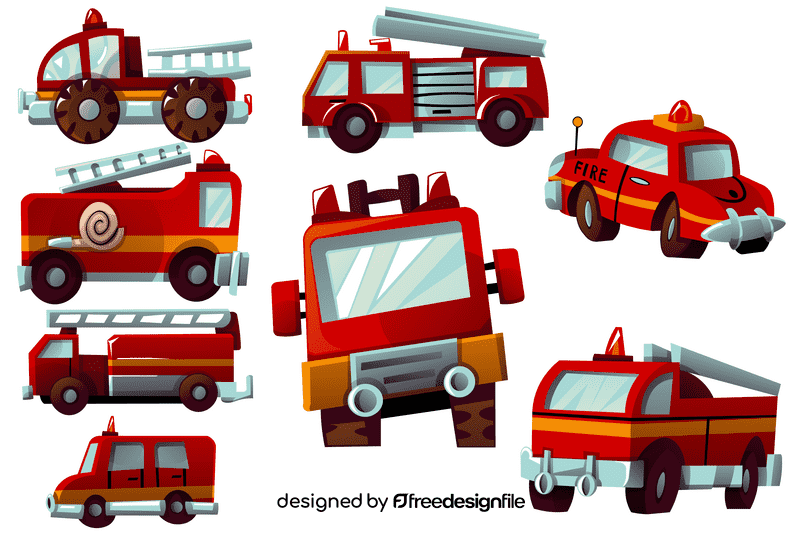 Fire engine vector