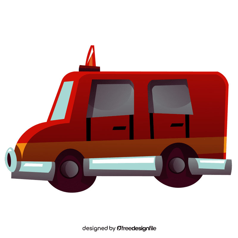 Fire engine bus clipart