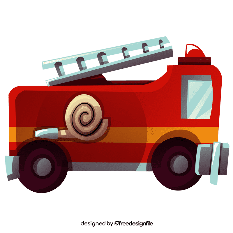 Fire engine fat clipart