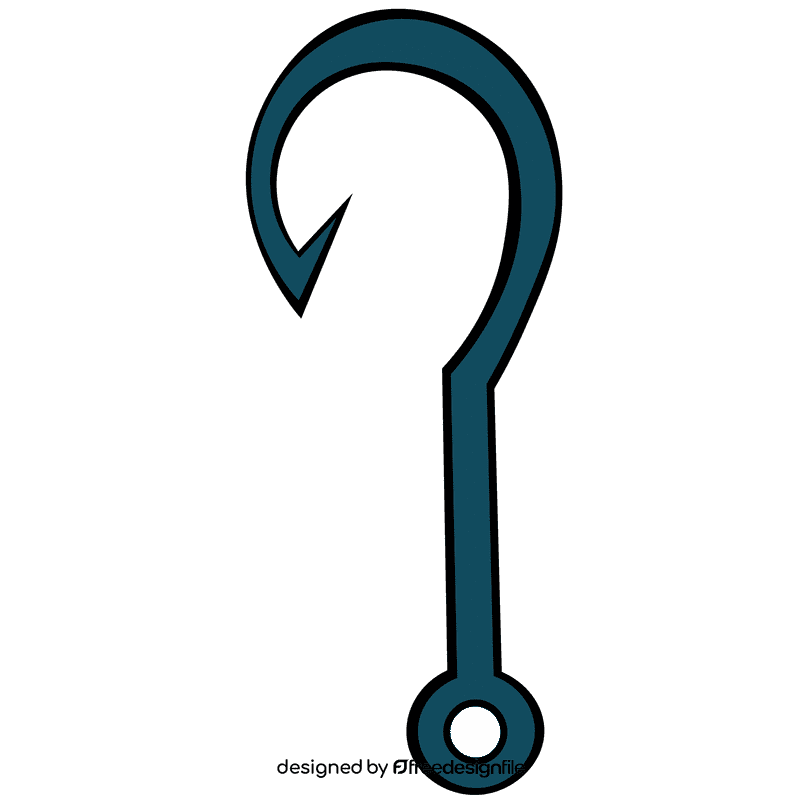 Fish hook clipart
