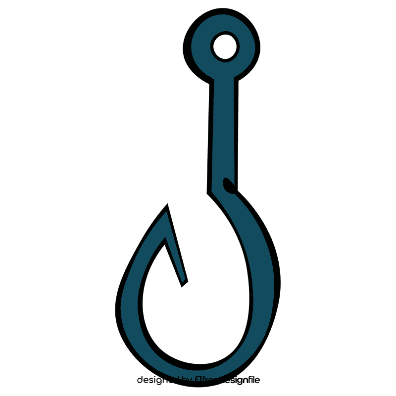 Fish hook standart clipart