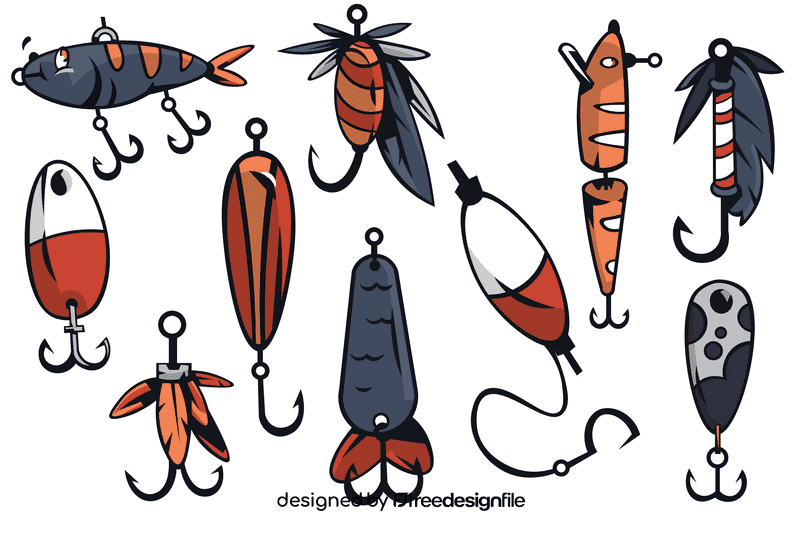 Fishing lure vector