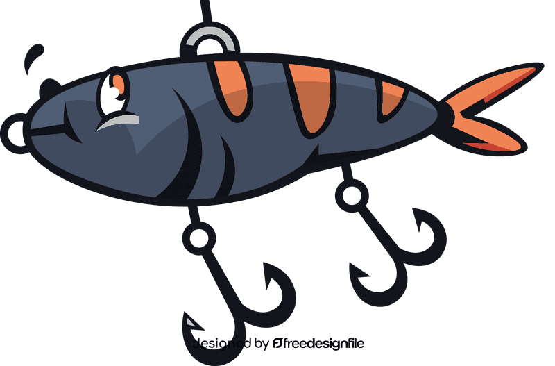 Fishing lure fish clipart