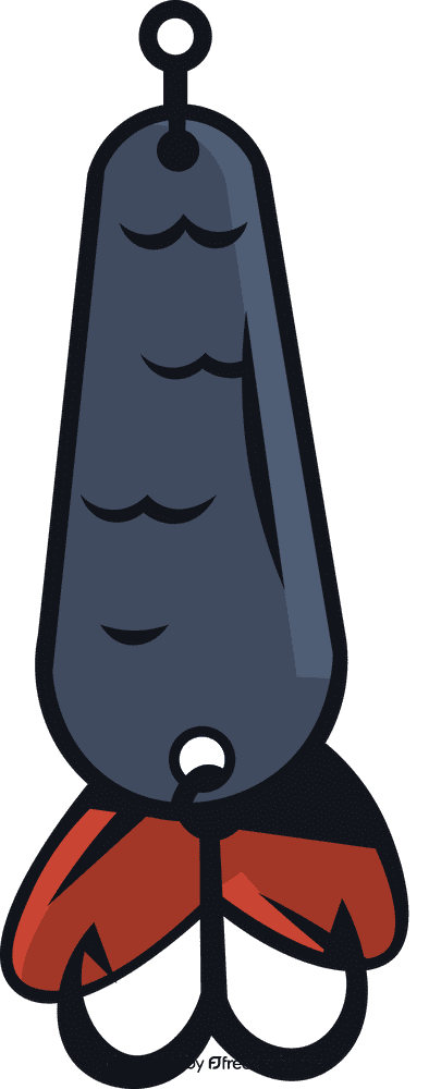Fishing lure tail clipart