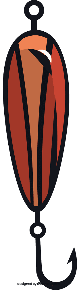 Fishing lure three zones clipart