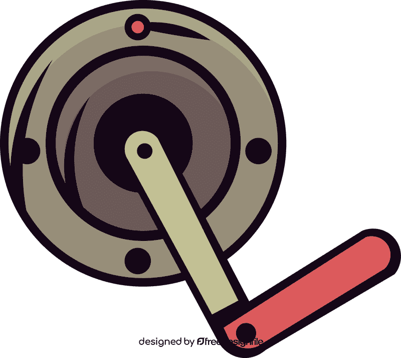 Fishing lure side clipart