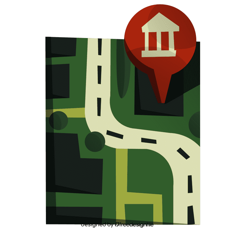 Map electronic clipart