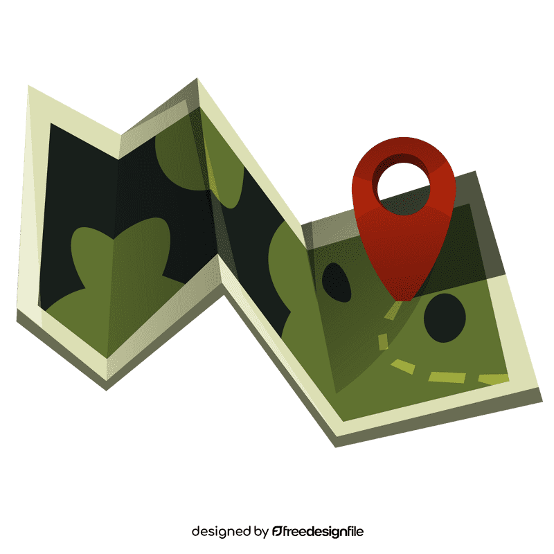 Map point clipart
