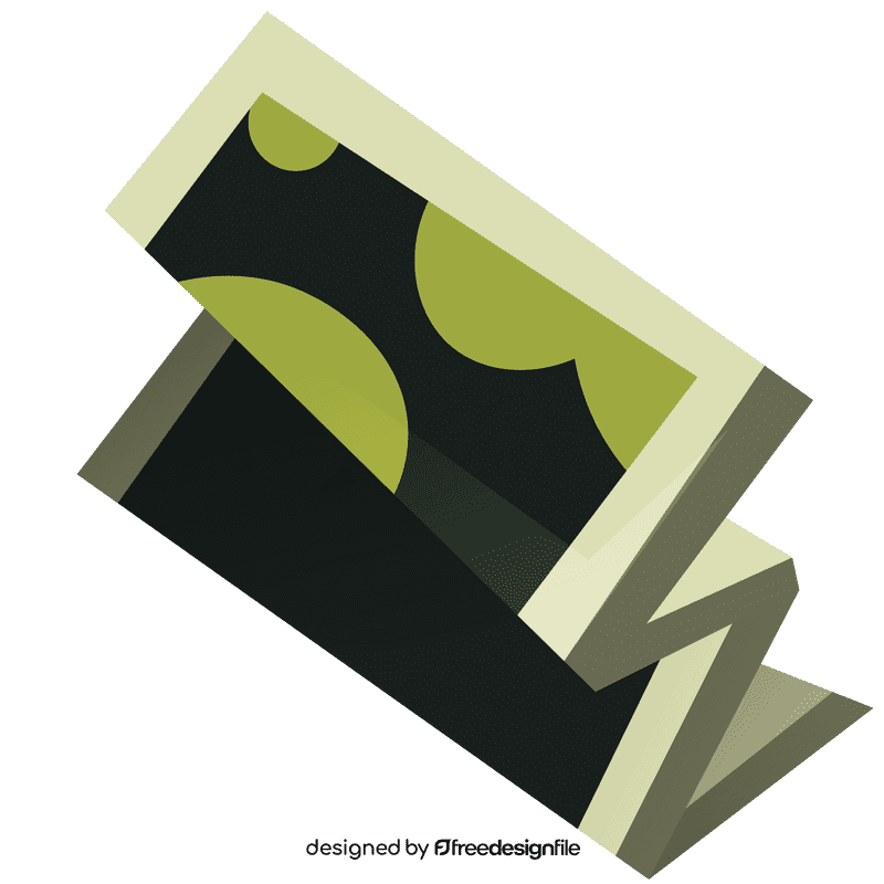 Map rolled up clipart