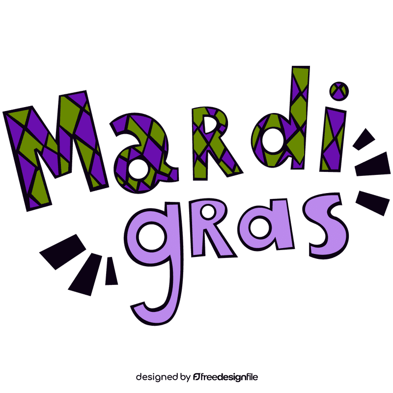 Mardi gras clipart
