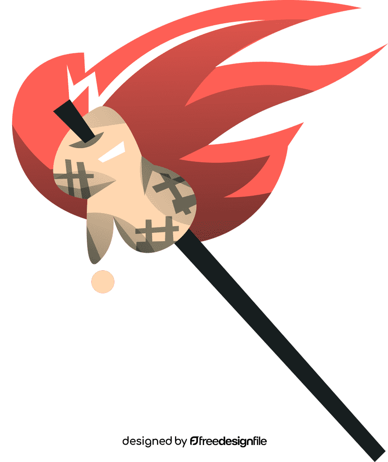 Marshmallow burnt clipart