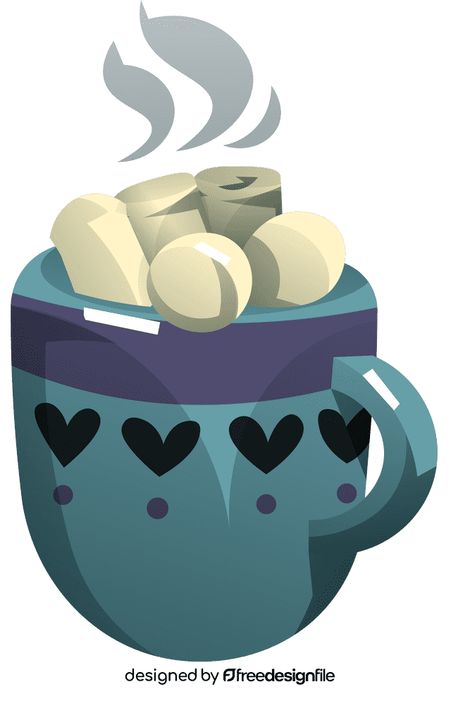 Marshmallow cup clipart