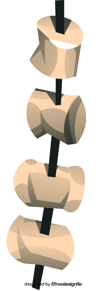 Marshmallow row clipart