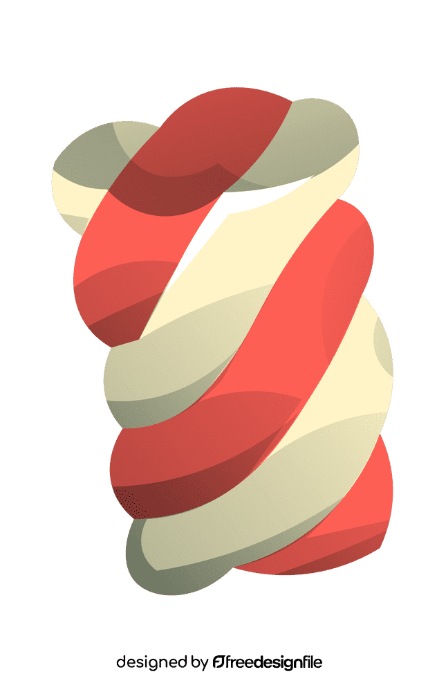 Marshmallow stripes clipart