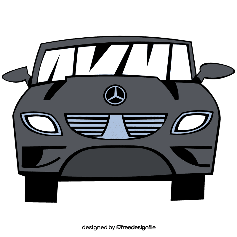 Mercedes benz front clipart